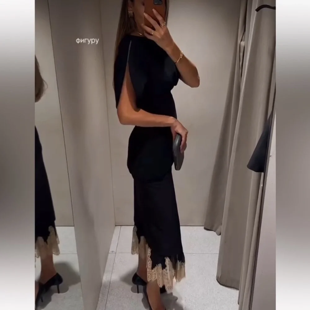 ZARA Combined Lace Skirt ZW Collection - Picture 9 of 15
